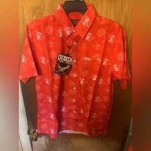 DIXXON Red Casual Button Down Shirt